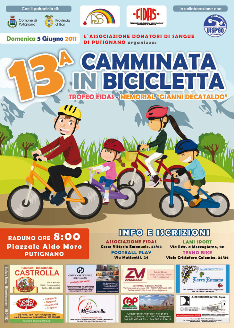 manifesto-camminata-bicicletta-50x70