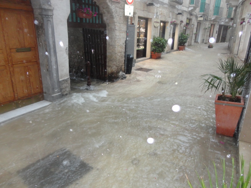pioggia via Porto