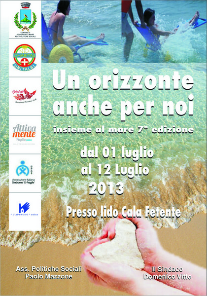 manifesto insieme al mare