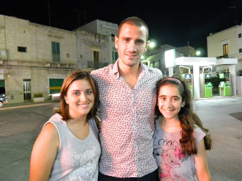 Bonucci con i fan