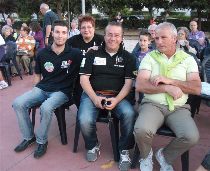 Oratorio Estivo San Domenico inaugurato il 1 luglio in questa foto i componenti di vivi la strada e il papa di Fabrizio Deleonardis Vittima della SS.172 il 10 giugno 20121