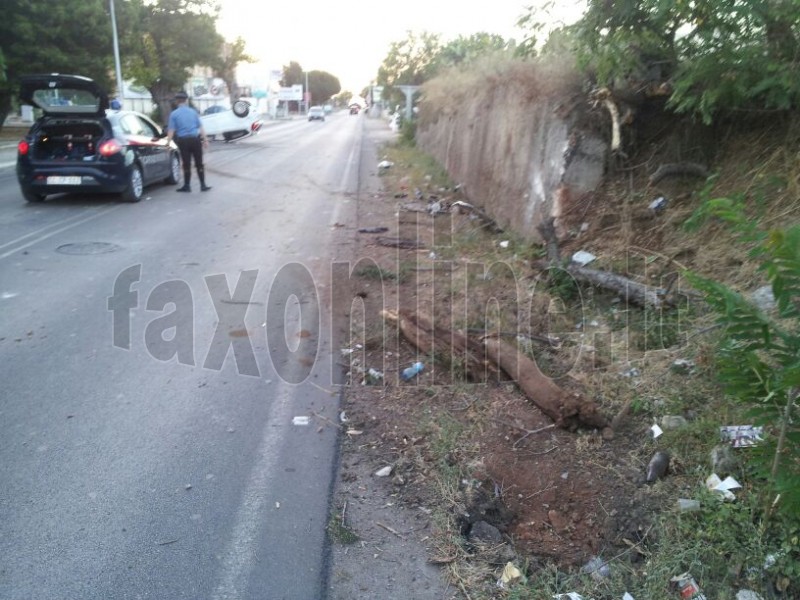 Viale Aldo Moro incidente