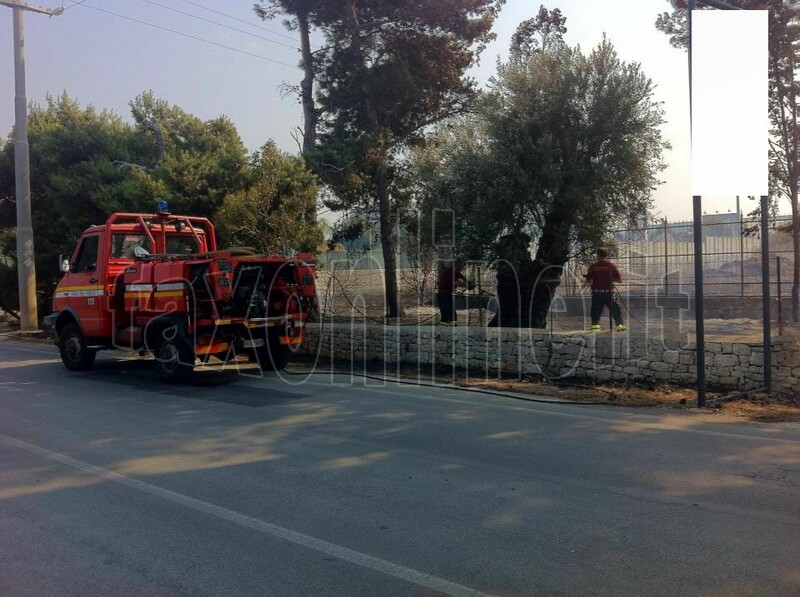 incendio viale aldo moro 1