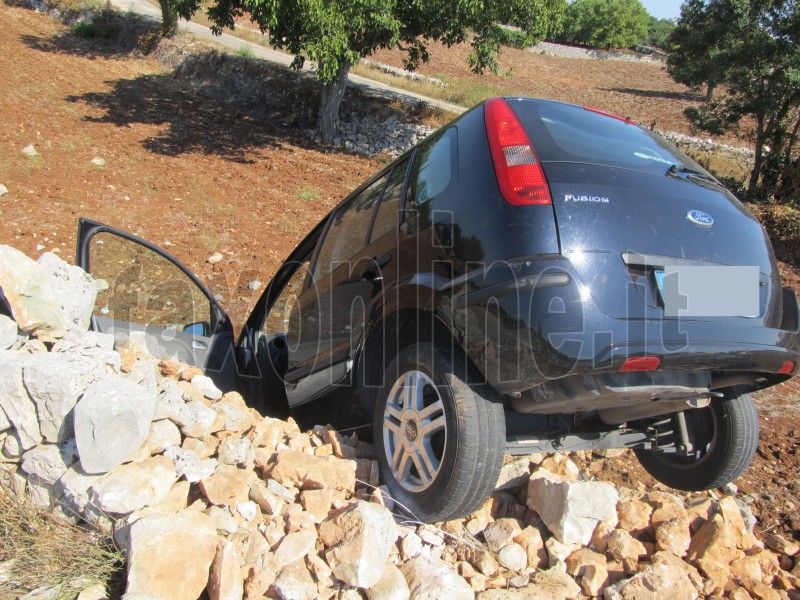 incidente lancia nella scarpata