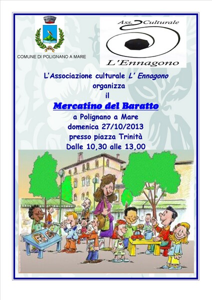 mercatino del baratto locandina