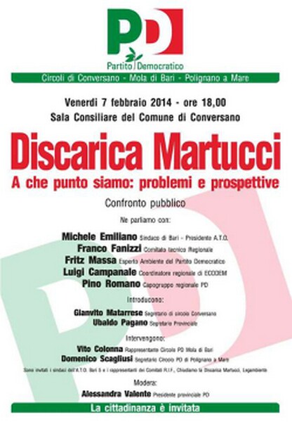 manifesto pd-discarica martucci