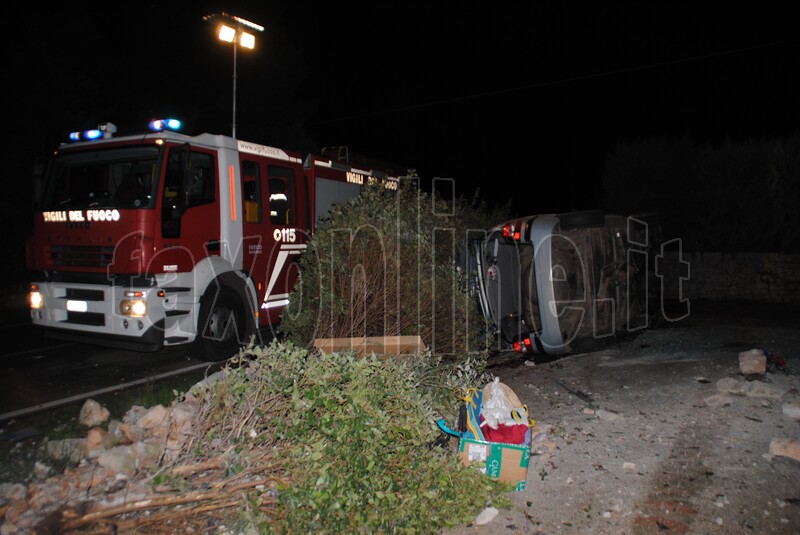 incidente strada provinciale-castellana 1