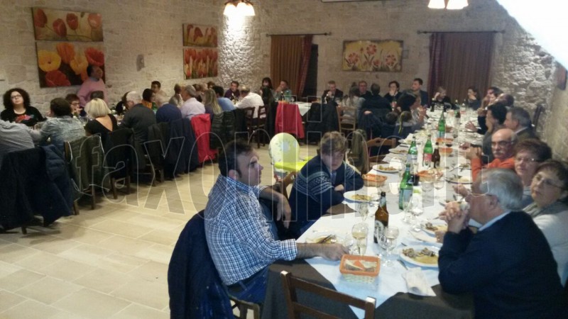 cena degli abitanti di contrada Rosario 2