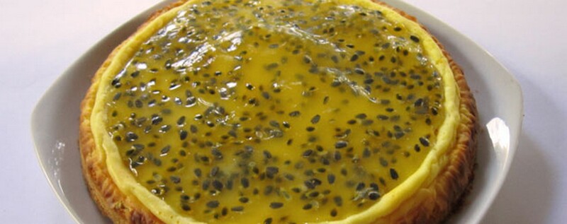 cheesecake al frutto della passione