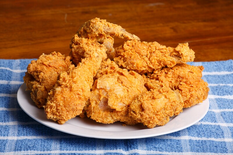 ali di pollo speziate fritte