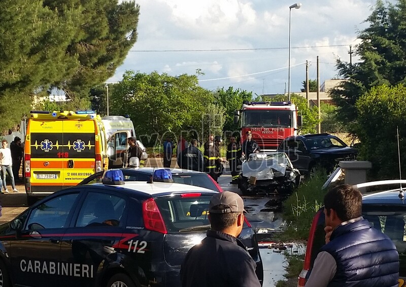 incidente via putignano