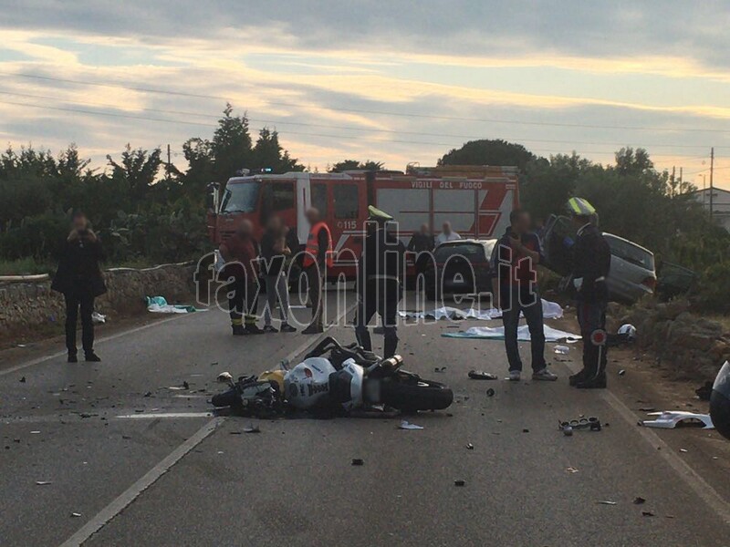 incidente via polignano centauri