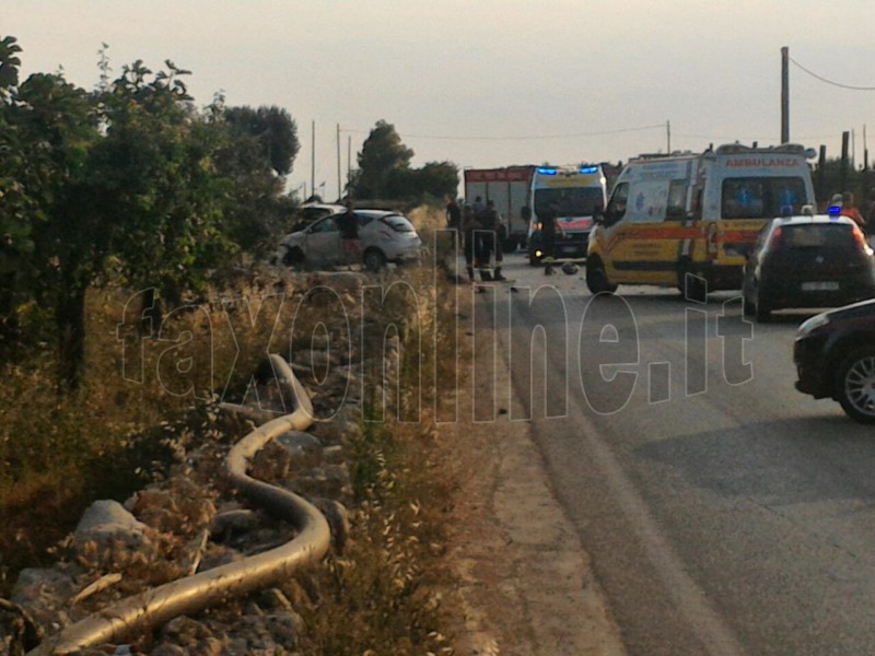 incidente mortale polignano