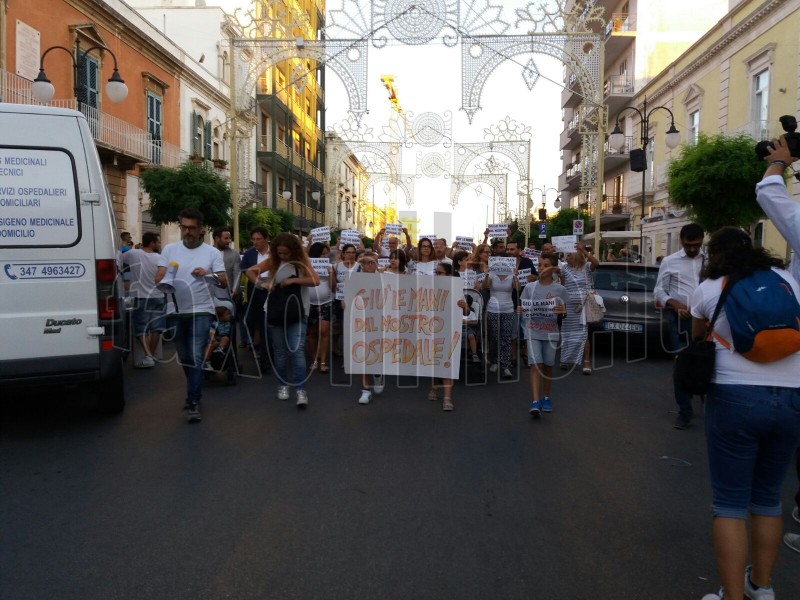 protesta ospedale