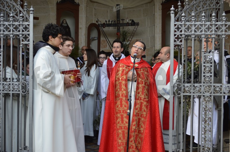 benedizione palme calvario