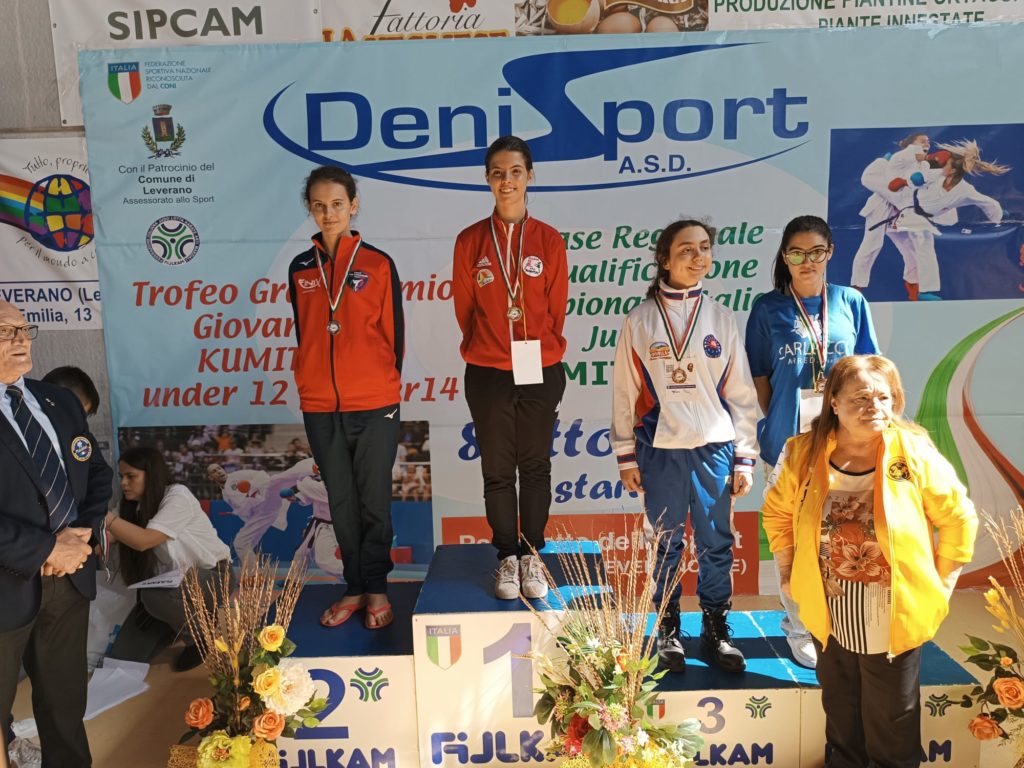 Karate, argento per Oggiano a Leverano e biglietto per Roma