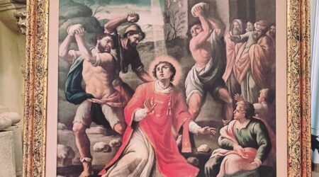 Quadro di santo Stefano, santo patrono di Putignano