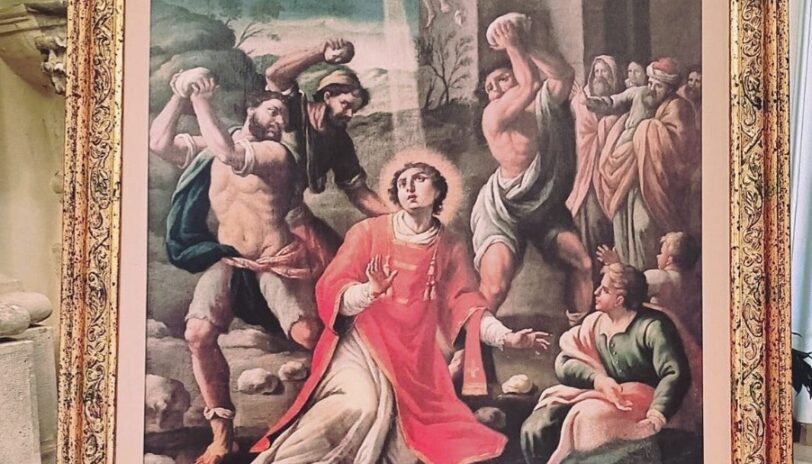 Quadro di santo Stefano, santo patrono di Putignano