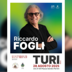 Riccardo Fogli che terrà un concerto a Turi il 28 agosto